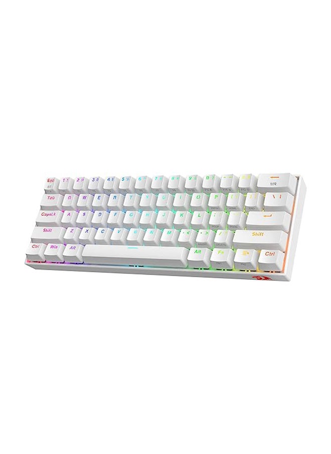 K530 Pro Draconic 60% Wireless RGB Mechanical Keyboard, Bluetooth/2.4Ghz/Wired 3-Mode 61 Keys Compact Gaming Keyboard w/100% Hot-Swap Socket, Free-Mod Plate Mounted PCB & Linear Red Switch