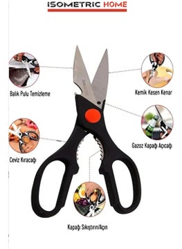 Octopus Bazaar Practical Multifunctional Kitchen Scissors Chicken Scissors  - Image 3