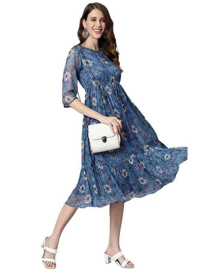 Janasya Women's Blue Poly Georgette Floral Printed Flared Western Dress(J0341-DR-J-L) - pzsku/ZD2E2048DCACC2870C80EZ/45/_/1738306141/ab218947-c61a-4210-91a1-fb3080abcb76