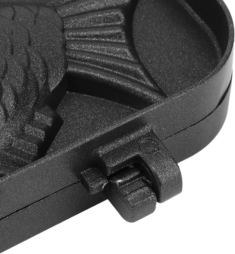 Non Stick Double Sided Taiyaki Waffle Pan With Anti Scalding Handle Aluminium Alloy - Image 5