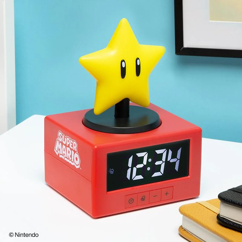 Paladone Paladone Super Mario Star Icon Alarm Clock
