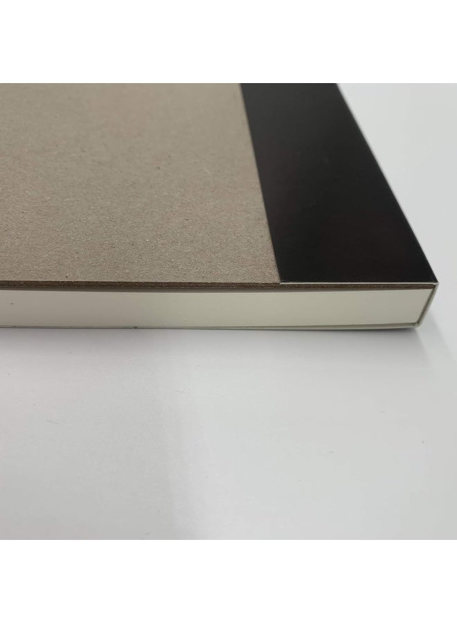 Premify دفتر رسم كبير 4K ورق سكتش 200 جرام، 20 ورقة (15" × 21 إنش) أوراق دفتر رسم فنية خالية من الحمض، وسائط احترافية للرسم والتلوين، قرطاسية للأطفال والبالغين - Image 2