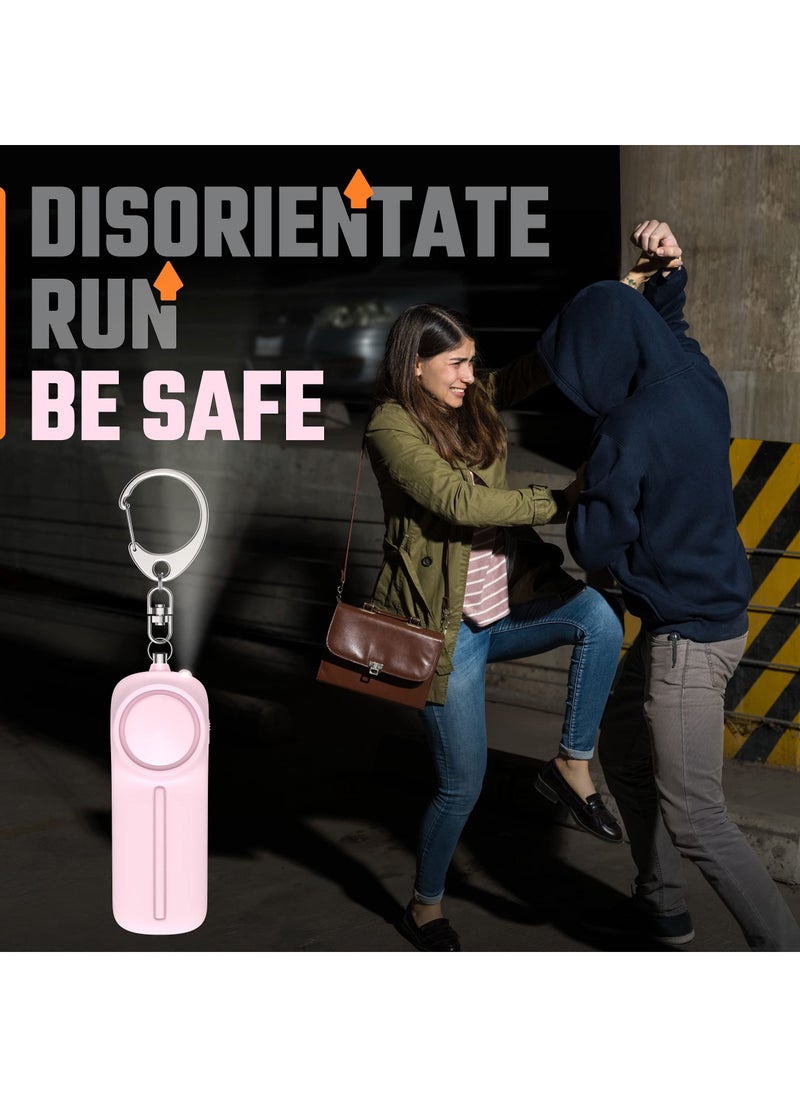 Y&D Personal Alarm Safety Panic Alarm Keychain Emergency Self Defence 130 DB Loud Siren Protection Device With Led Light Simple Operation Reusable For Women Kids Elders  - Image 3