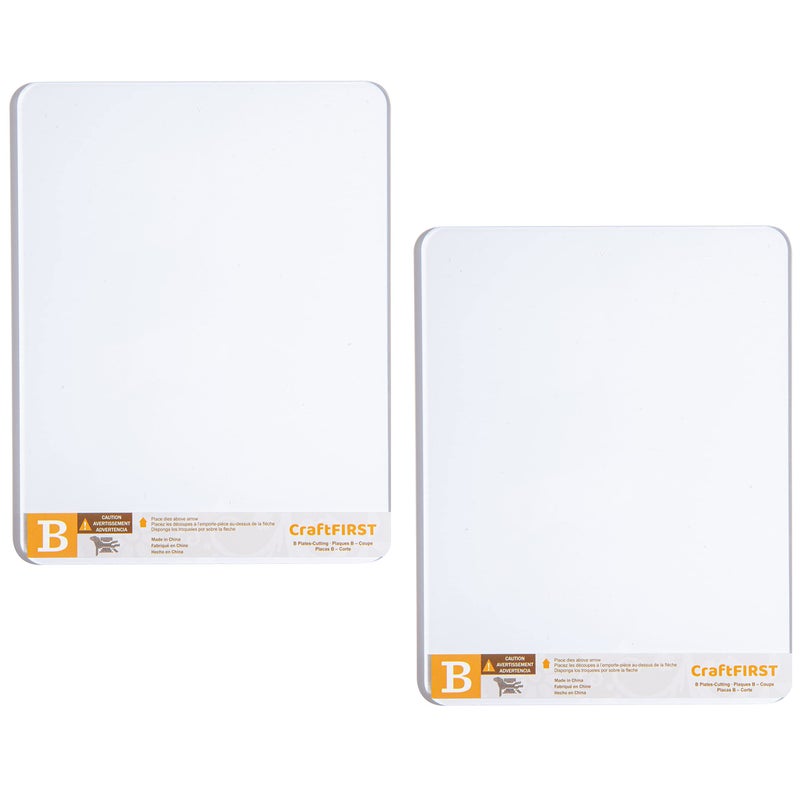 CraftFIRST B Cutting Plate for Cuttlebug Machine 5.87 x 7.75" Pack of 2 - Image 1