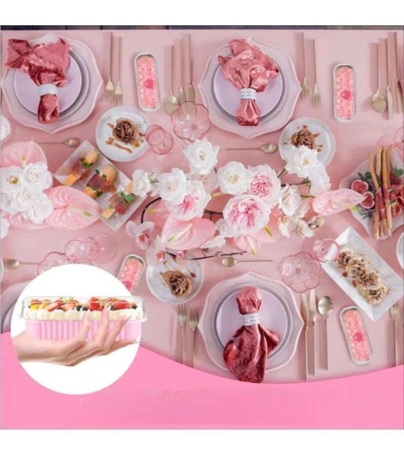 72 Pcs Mini Rectangular Aluminum Foil Baking Pan Set With 36 Lids For Reusable Wheat Bread And Cake Portioning - Image 5