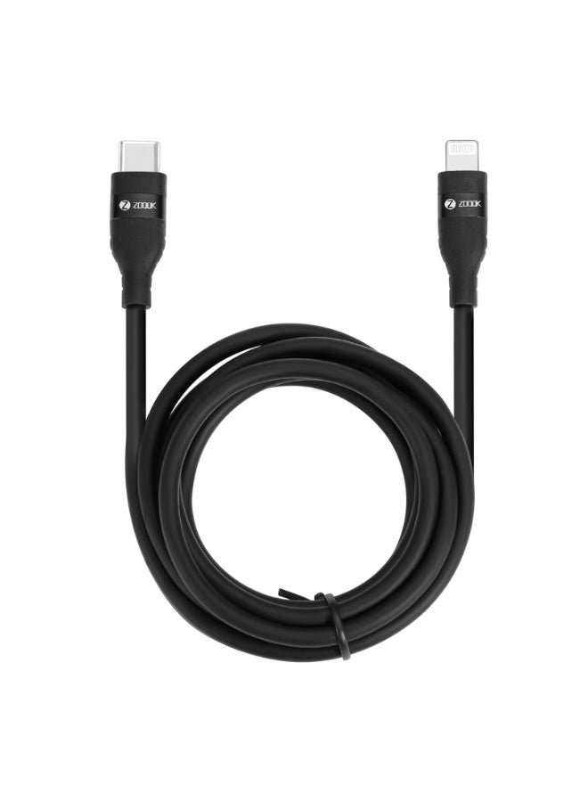 Zoook محول Type-C إلى منفذ Lightning بقوة 27 واط للشحن السريع للغاية، سيليكون فائق النعومة - Image 4