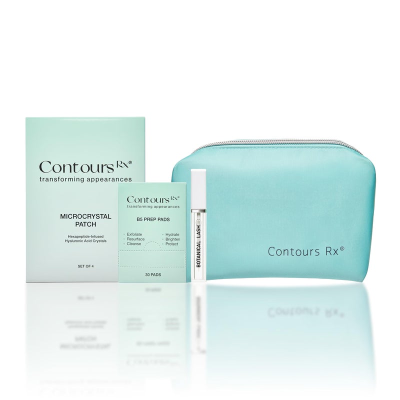 Contours Rx Cosmetic Bag â€“ Travel Makeup Organizer Pouch, Soft Pillow-Like Design, Compact & Durable Storage for Essentials, Perfect for Purse, Work, or Travel â€“ Aqua Blue, 2.7 oz - Image 3