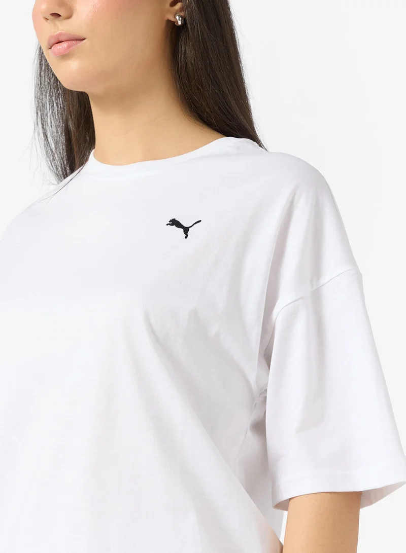 PUMA  Wardrobe Essential Oversized T-Shirt for Women | Best Price UAE