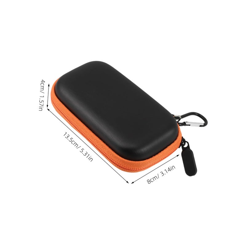 Tofficu Portable Hard Drive Case Compact SSD Storage Bag Lightweight Organizer For Travel - Image 3