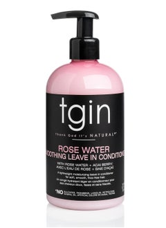 Tgin Tijin Natural Hair Smoothing Rosewater Leave-In Conditioner - Splash - Curl - Lantern - Detangling - Light Cool - 11 oz  - Image 1
