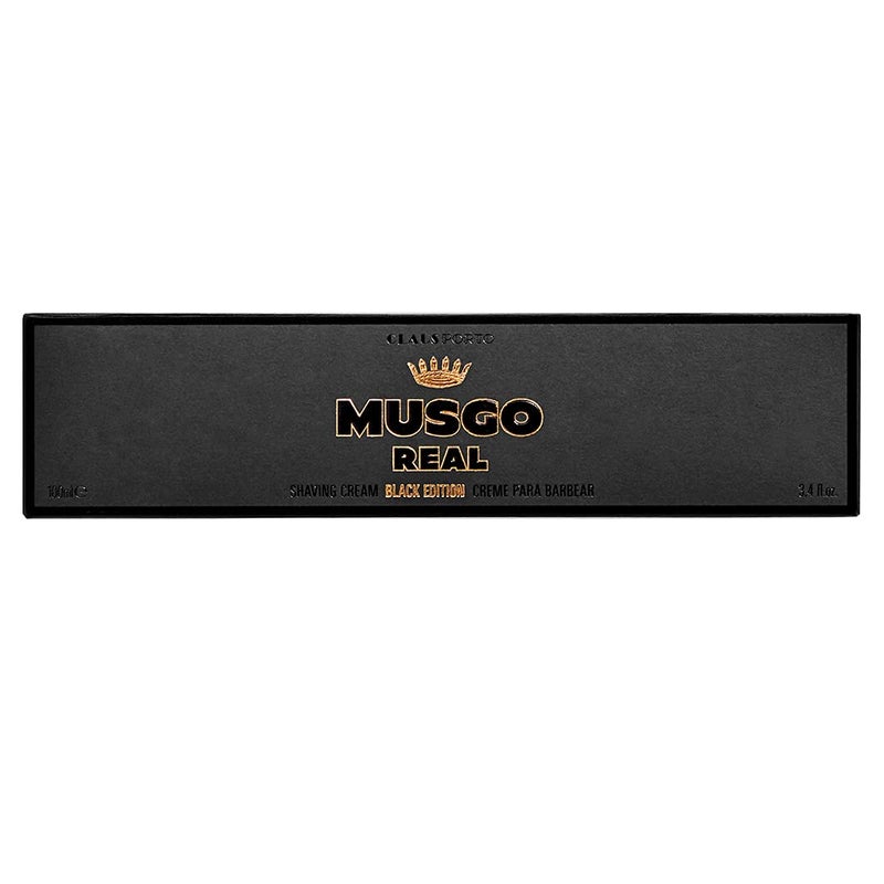 Claus Porto - Musgo Real Shaving Cream Black Edition | Freshen, Soothe, Replenish | Enriched With Lanolin, Coconut + Jojoba Oil (100 mL | 3.4 fl oz) - Image 2