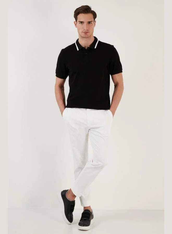 Buratti  Buratti 100% Cotton Regular Fit Buttoned Polo Collar T Shirt Men's POLO COLLAR T SHIRT 59023861 for Men | Best Price UAE