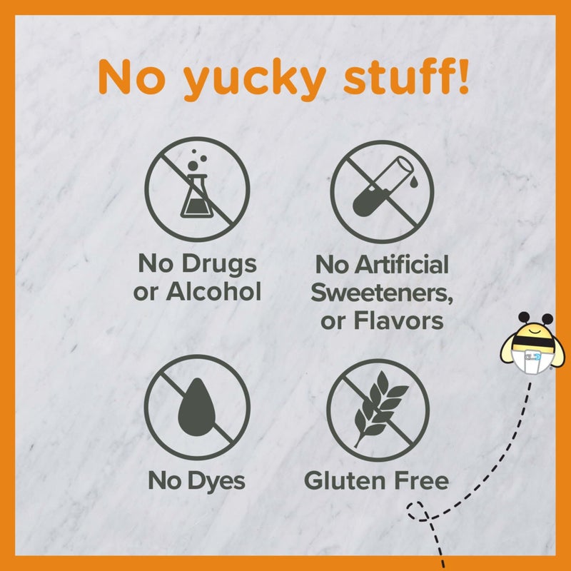 Zarbee's Baby Soothing Honey Cough Syrup for Babies 12-24 Months, Safe & Effective Cough Syrup with Soothing Dark Honey for Occasional Coughs, Drug & Alcohol-Free, Peach & Honey, 2 fl. oz - Image 4