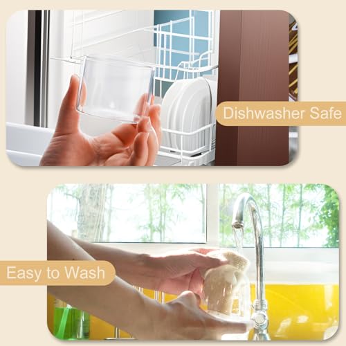 Baalaka Ramekins Oven Safe, Creme Brulee ramekins set of 6, Small Glass Bowls 4oz, Dipping Sauce Cups, Clear Salad Dressing Container and Dessert Bowls for Custard - Image 5
