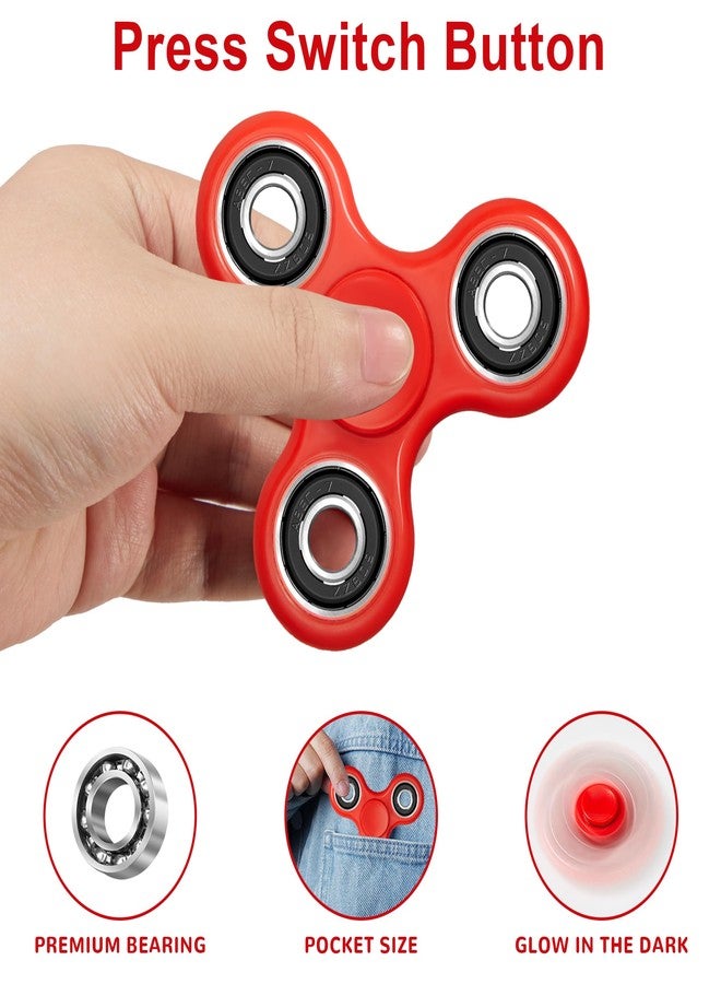 WELLVO Fidget Spinner 1Pcs for Kids Adults, Sensory Fidgets Toys for Anxiety Stress Relief, Mini Cool Fidget Toy Spinners for Classroom Prizes Birthday Gifts Boys Girls - Image 4