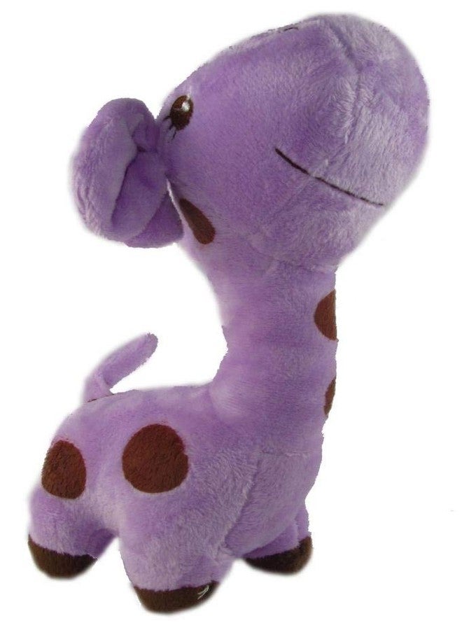 Tickles Giraffe Soft Stuffed Toy for Kids Boy Girl Gift (Color: Purple Size: 20 cm) - Image 1
