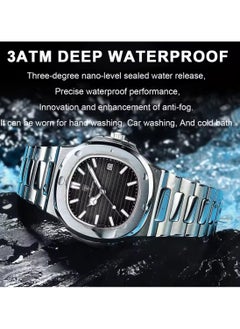 POEDAGAR Man Watch Waterproof Luminous Men's Watch Quartz-41mm  - Image 4