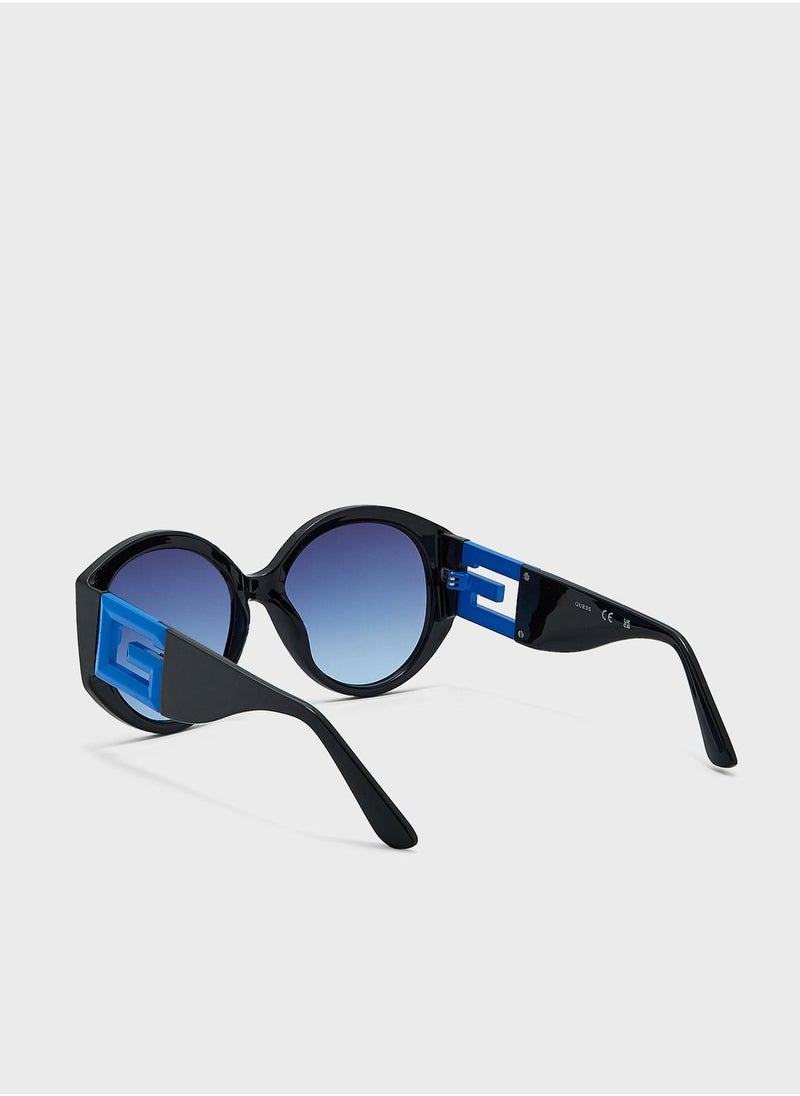GUESS - Half Frame Shape Sunglasses - Image 1