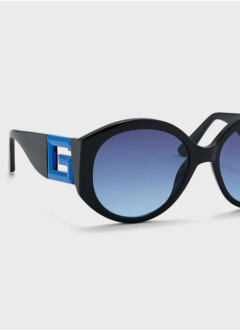 GUESS - Half Frame Shape Sunglasses - Image 1