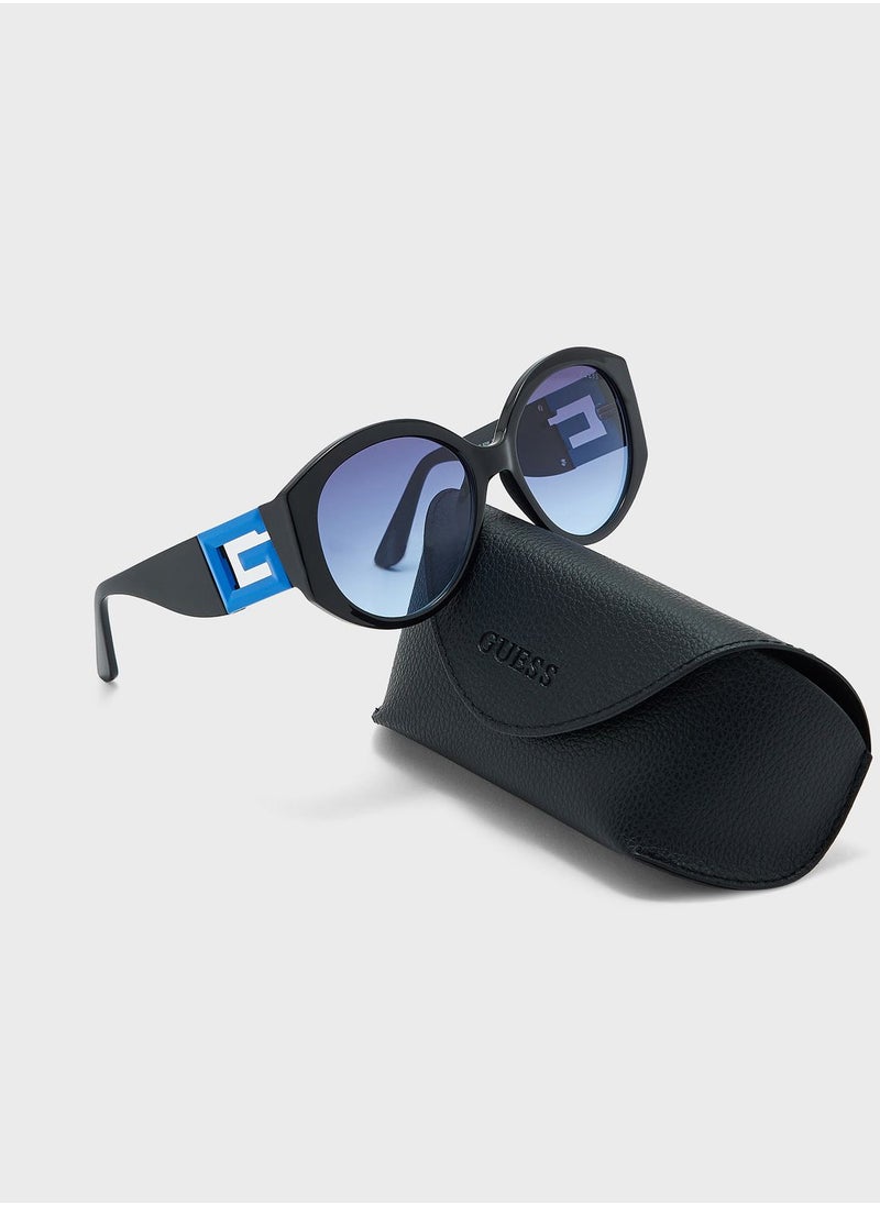 GUESS - Half Frame Shape Sunglasses - Image 1