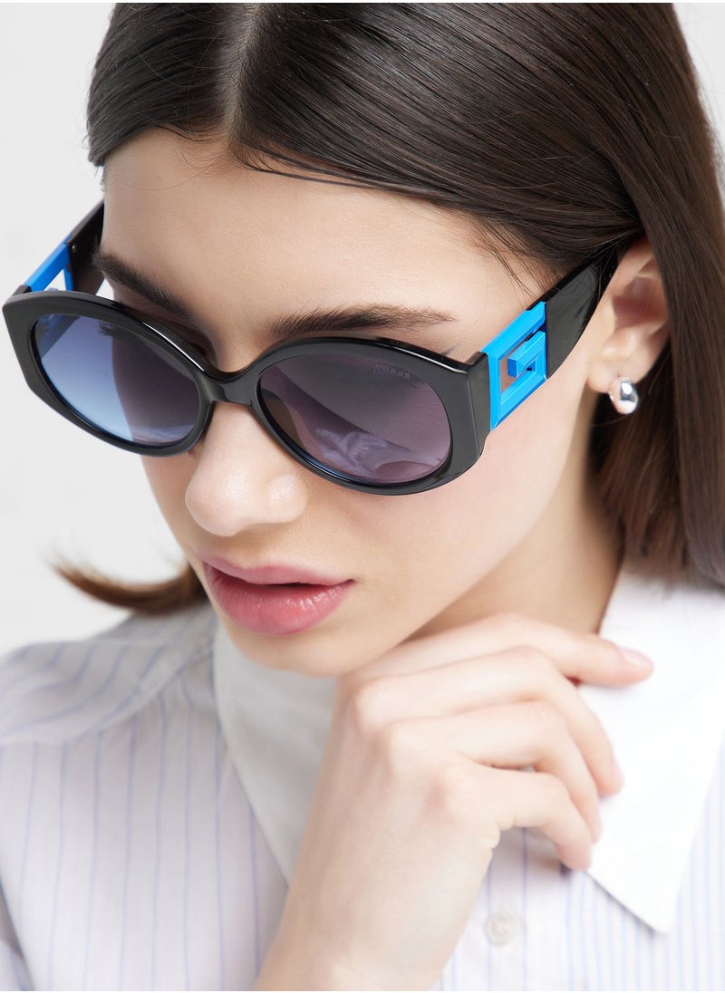 GUESS - Half Frame Shape Sunglasses - Image 1