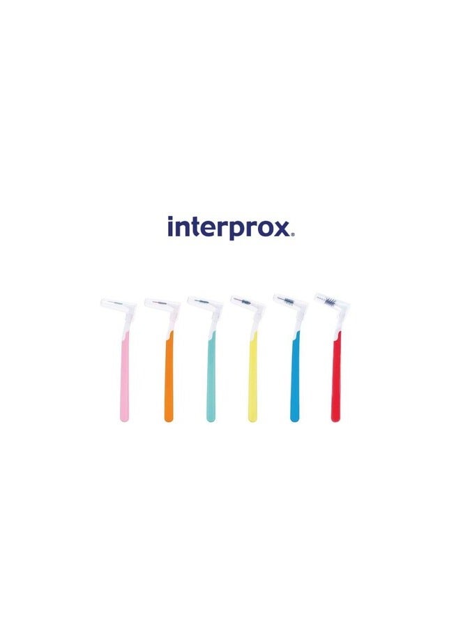 إنتربروكس فرشاة Interprox Interproximal لإزالة الأغشية الحيوية الفموية من الفراغات بين الأسنان بالكامل، نانو 0.6 مم، 6 وحدات - Image 2