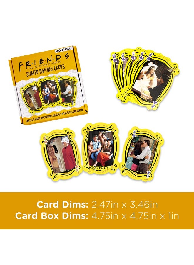 Aquarius Friends Playing Cards - Friends Shaped Deck Of Cards For Your Favorite Card Games - Officially Licensed Friends Tv Show Merchandise & Collectibles  - Image 2