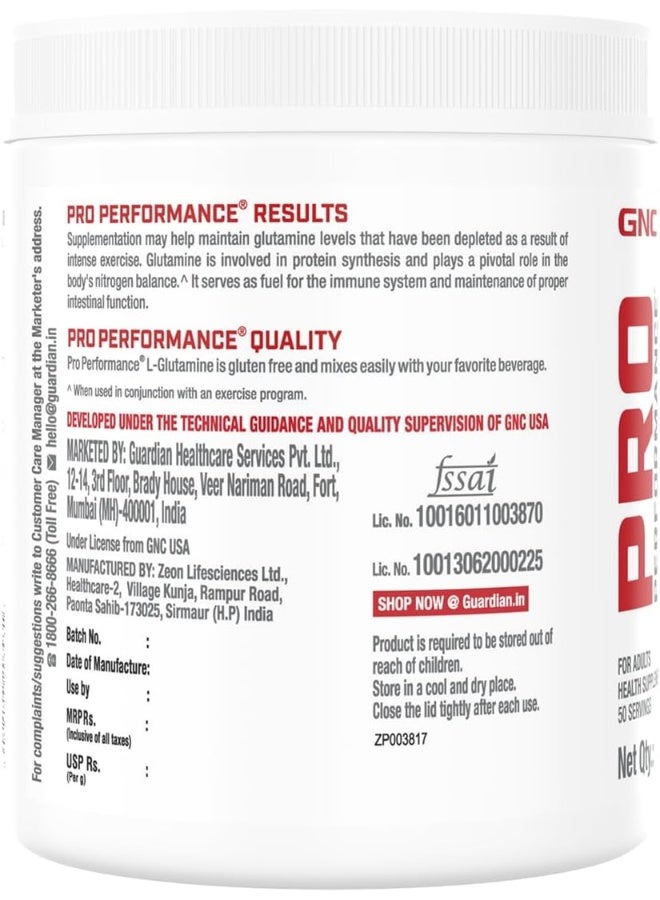 GNC PRO PERFORMANCE® L-GLUTAMINE 5000MG - Image 5