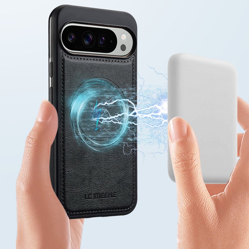 HuHa Protective Cover For Google Pixel 9 / 9 Pro LC.IMEEKE Magsafe Phone Case(Black) - Image 4