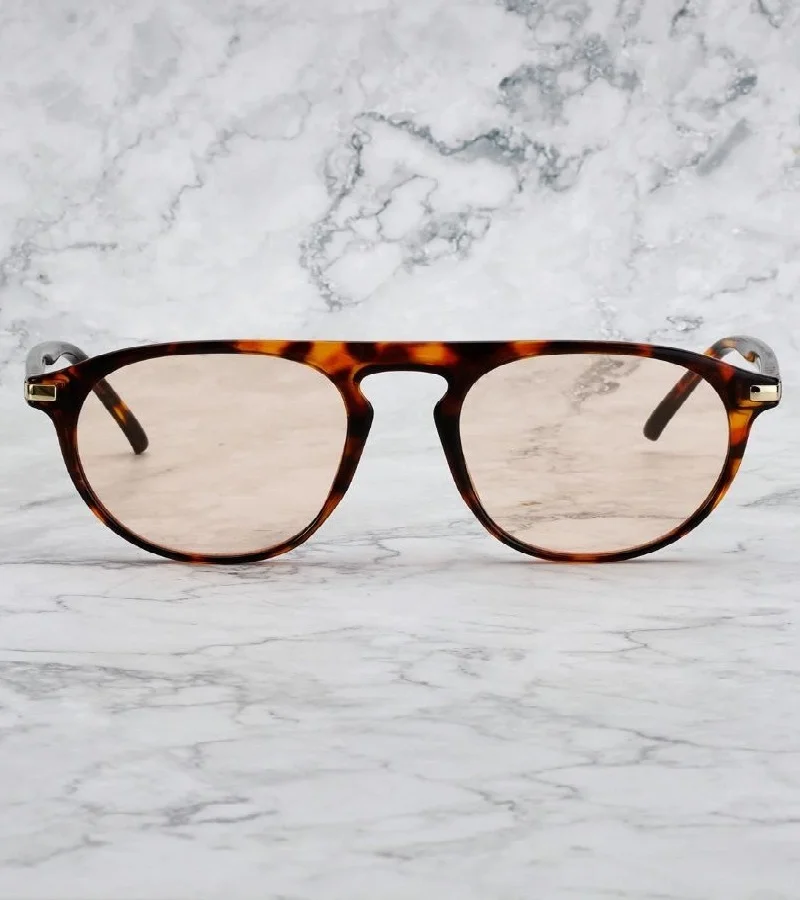 Explicit Poets Explicit Poets Unisex Carter Tortoise-Peach Stylish Sunglasses, 13EP4