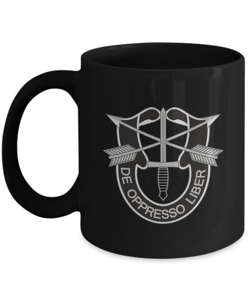 Custom Special Forces Coffee Mug  Crest - Image 3