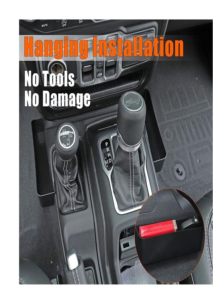 S-Color Gear Shift Storage Organizer for Jeep Wrangler JL，  JLU and  Gladiator JT 2018-2021  - Image 3