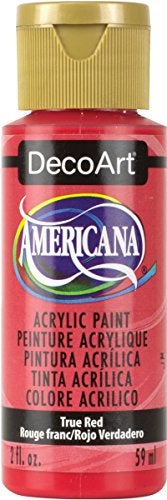 DecoArt Americana Acrylic Paint, 2-Ounce, True Red - Image 4