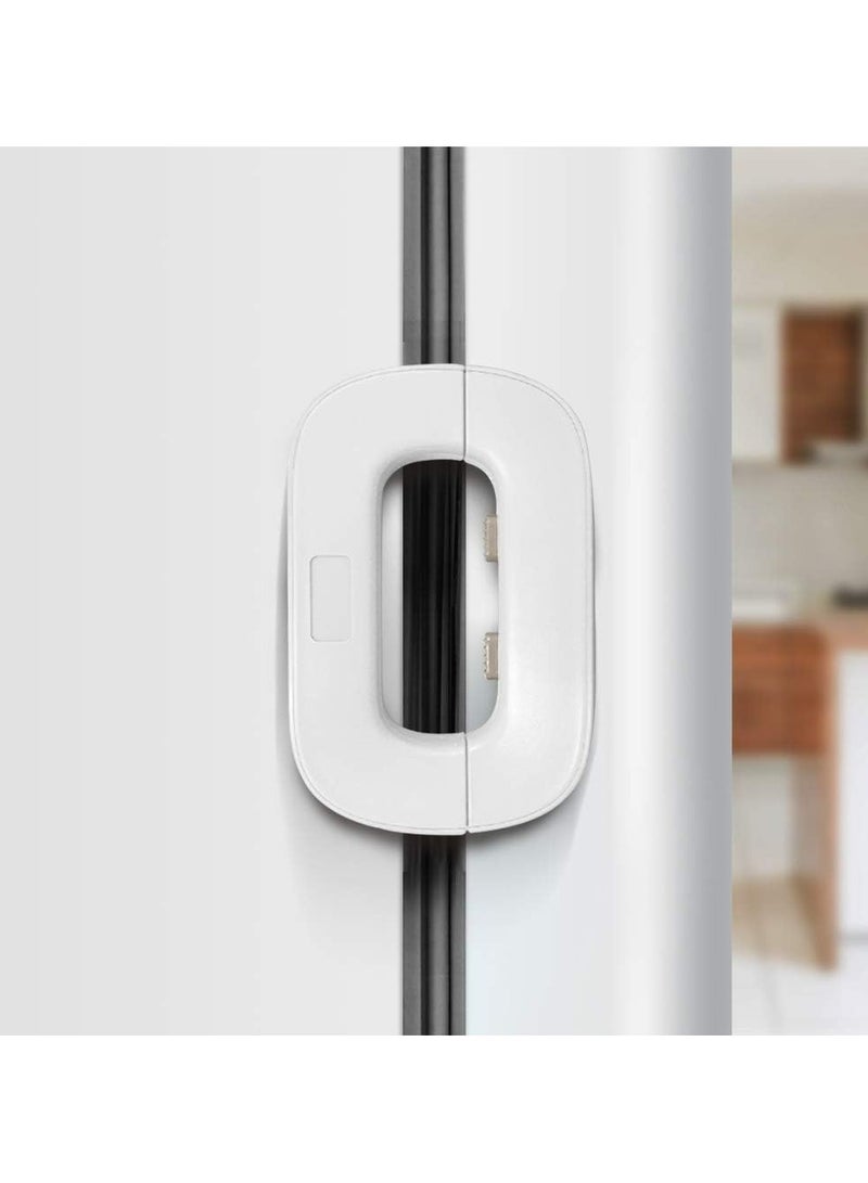 Upgraded Home Refrigerator Fridge Freezer Door Lock For Babies Safety Adhesive - Image 1