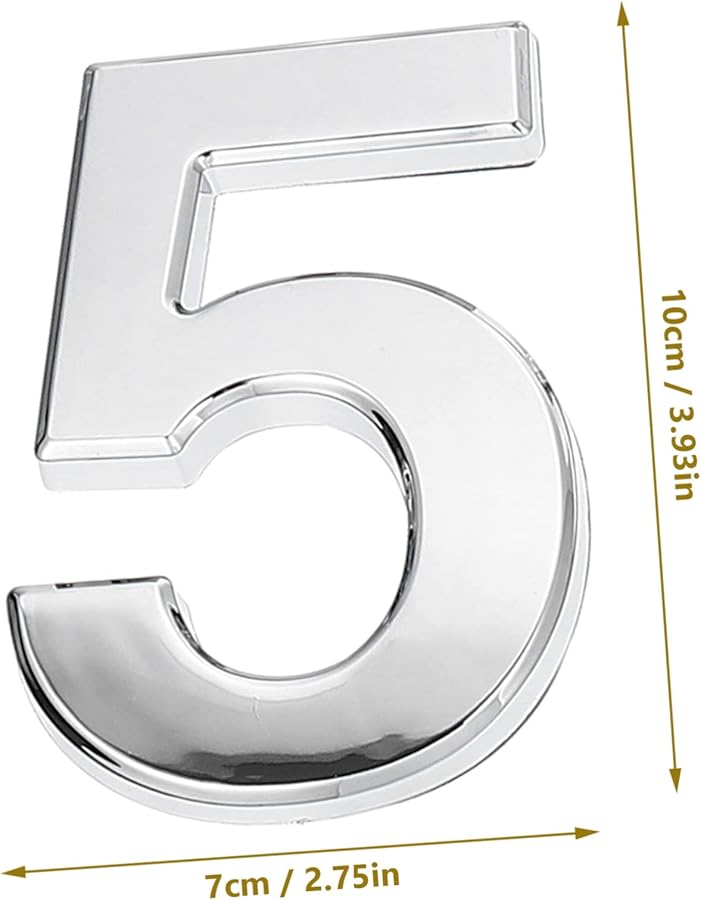 Jojofuny 10 قطعة أرقام صندوق بريد ذاتية اللصق باللون الأسود سهلة التركيب لباب المنزل أو الشقة أو المكتب أو الفندق - Image 3