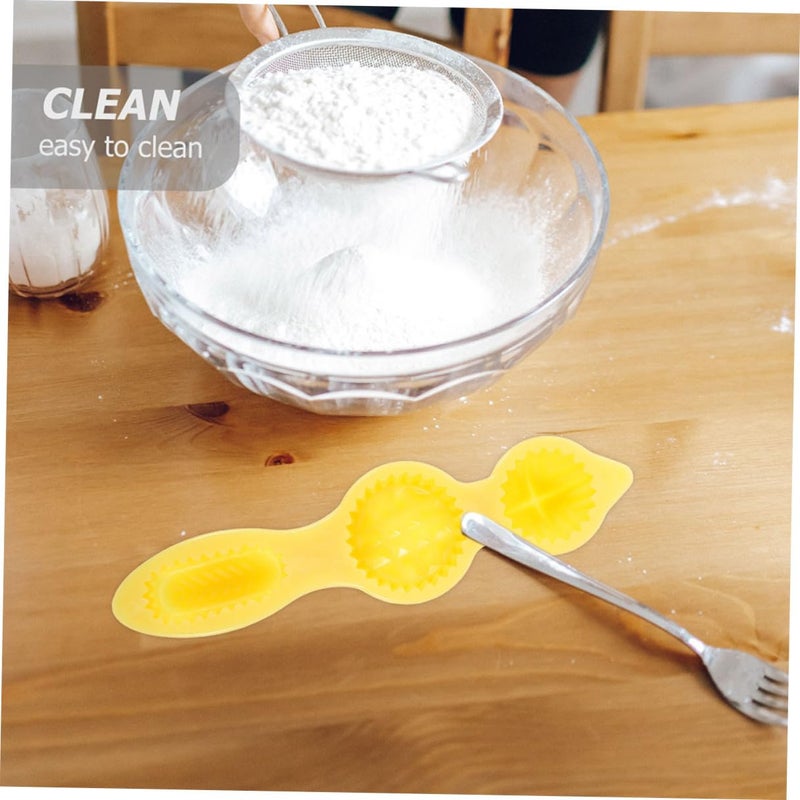 Reusable Plastic Cookie Cutter Set with Press Stamps for Baking Pastry Dough and Rice Balls - Image 4