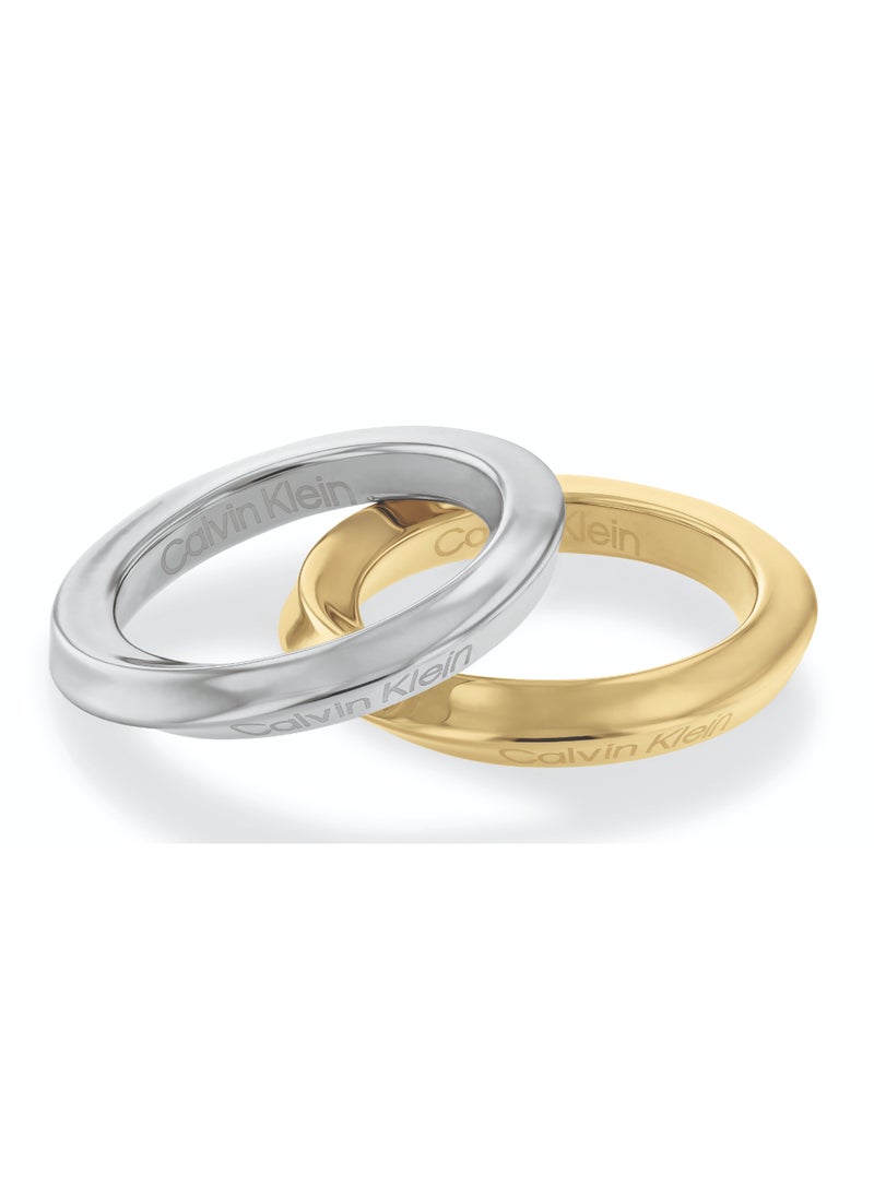 CALVIN KLEIN CALVIN KLEIN JEWELRY TWISTED RING WOMENS RING - 35000330D  - Image 1