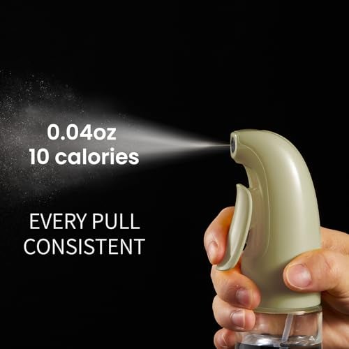 Deziggur Oil Sprayer for Cooking, Olive Oil Sprayer Mister, Olive Oil Spray Bottle for Cooking, Salads, BBQs and More (Green) - Image 2