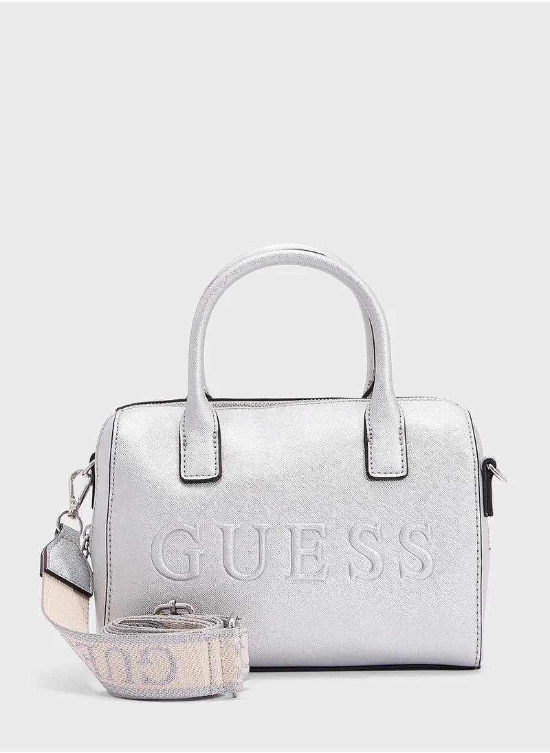 GUESS Berkton Barrel Satchel