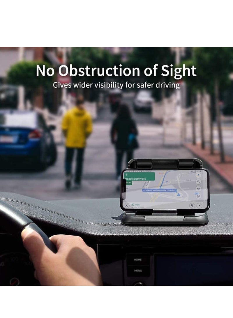 SYOSI Phone Car Holder Mount Dashboard Cell Phone Holder for Car Universal Anti-Slip Silicone Suction Pad with Universal Mobile Phone Mount Anti-Slip Grip Gel Mat Tablet for Samsung - Image 3