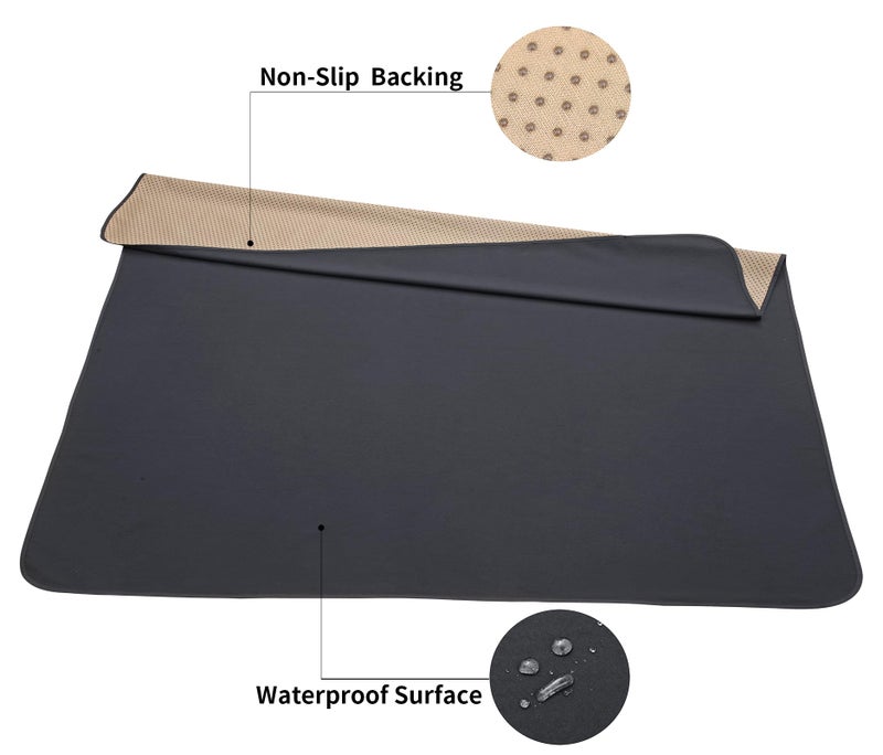 Womumon Splat Mat for Under High Chair/Arts/Crafts, WOMUMON Washable Spill Mat Waterproof Anti-Slip Floor Protector Splash Mat, Messy Mat and Table Cloth - Image 3