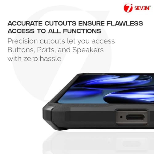 7-Seven 7SEVEN® Ipacky Back Cover for Google Pixel 9A 5G Mobile Back Case Shock Proof Design Camera Edges Protection Crystal Clear Phone Case Precise Cutouts Matte Black Soft Bumper Phone Cover - Image 5