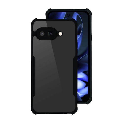 7-Seven 7SEVEN® Ipacky Back Cover for Google Pixel 9A 5G Mobile Back Case Shock Proof Design Camera Edges Protection Crystal Clear Phone Case Precise Cutouts Matte Black Soft Bumper Phone Cover - Image 1