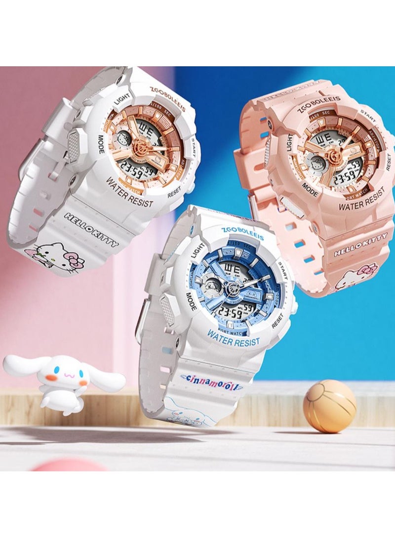 ZGO ساعة أطفال هدية مقاومة للماء ومضادة للسقوط ساعة طلاب رياضية ساعة إلكترونية مضيئة - Image 4