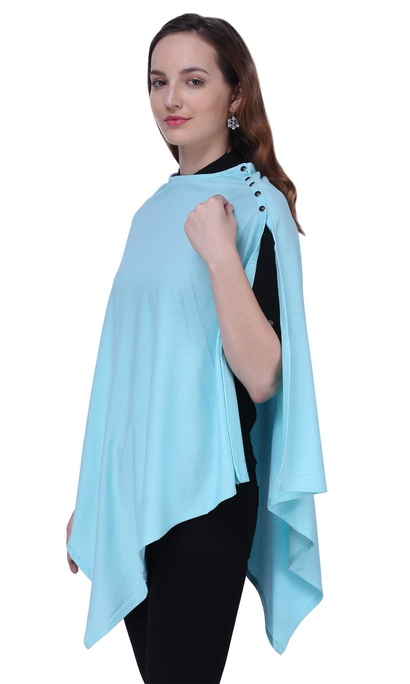 Warhammer Multi Use Breastfeeding Cover For Mother And Nursing Cover For Breastfeeding Mother (Blue),1 Count - Image 3