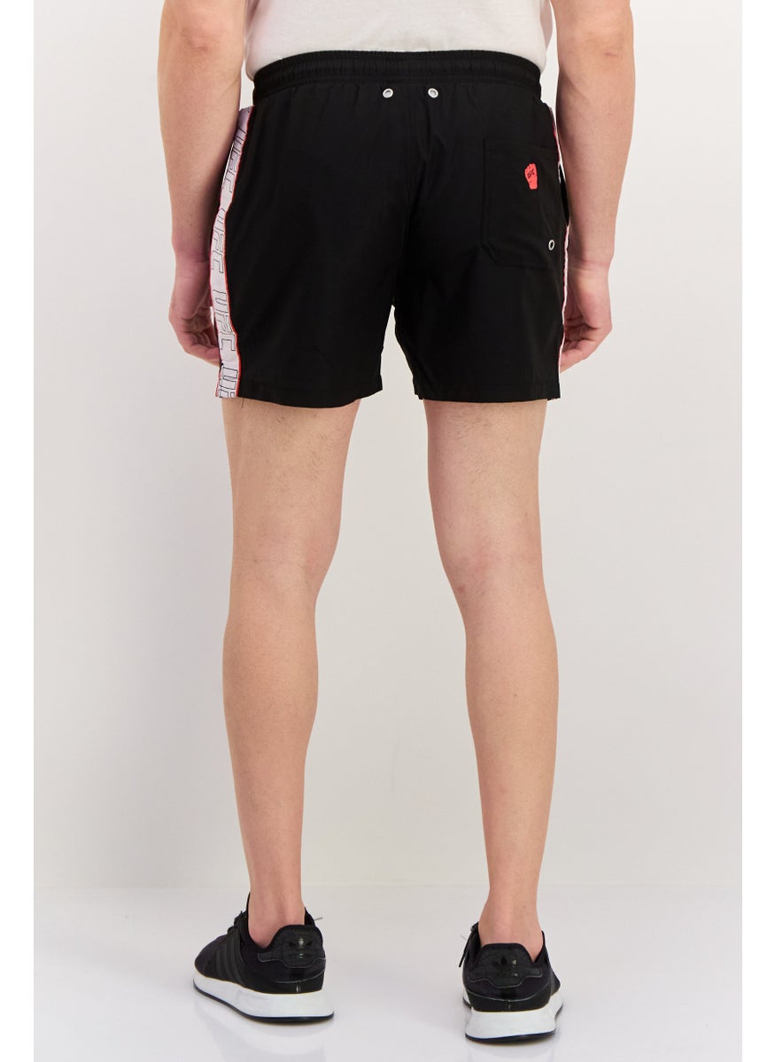 Ufc - Men Brand Logo Training Shorts, Black Combo - Image 1