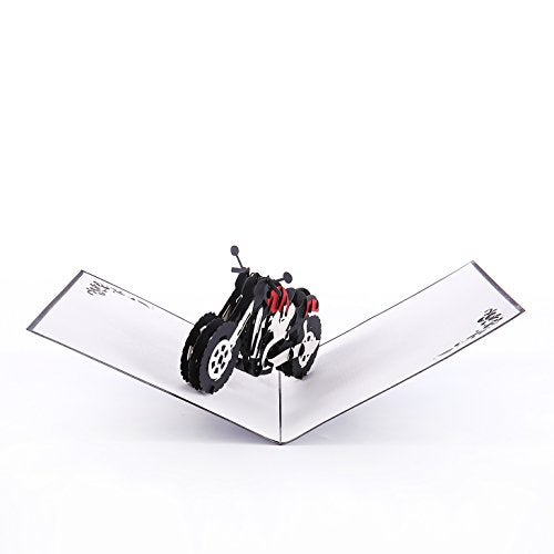 Liif Motorcycle Mania Father's Day Pop Up Card For All Occasions, Birthday, Father's Day Card, Happy Birthday Card For Dad, Boyfriend, Men, Congratulations Card, Retirement Card, Unique Gifts - Image 4