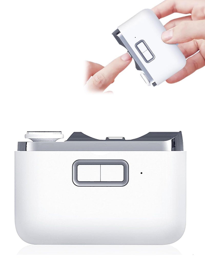 2-Speed Electric Toenail Clipper 2-in-1 Cutting and Grinding Automatic Nail Clipper Rechargeable Fingernail Clippers for Kids Adults Elderly  - Image 1
