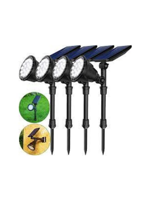 KNP Solar Charged Outdoor LED Spot Lights (4Pcs, Day Light) are energy-efficient and eco-friendly lighting solutions for outdoor spaces.