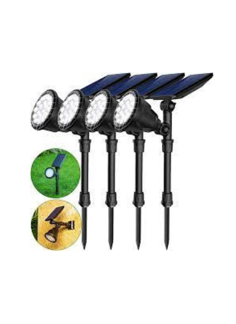 KNP Solar Charged Outdoor LED Spot Lights (4Pcs, Day Light) are energy-efficient and eco-friendly lighting solutions for outdoor spaces.